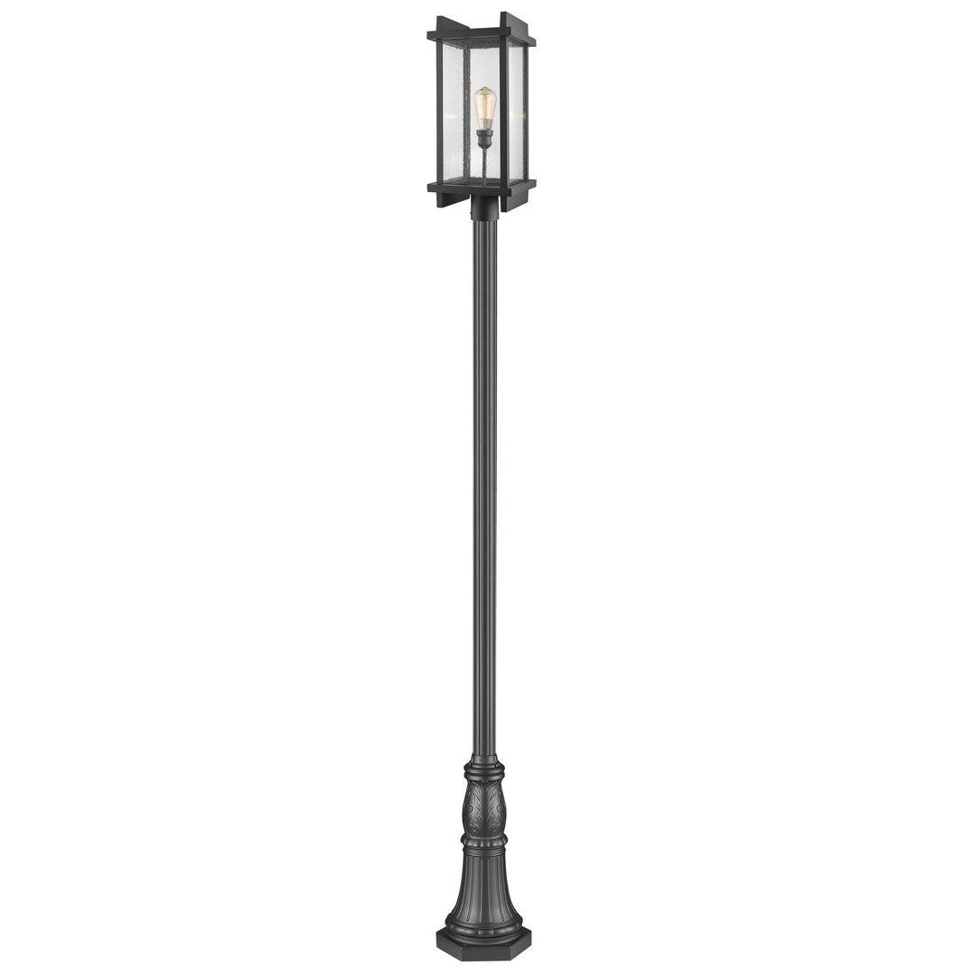 Z-Lite Lighting 565PHBR-518P-BK Modern Fallow Outdoor Black