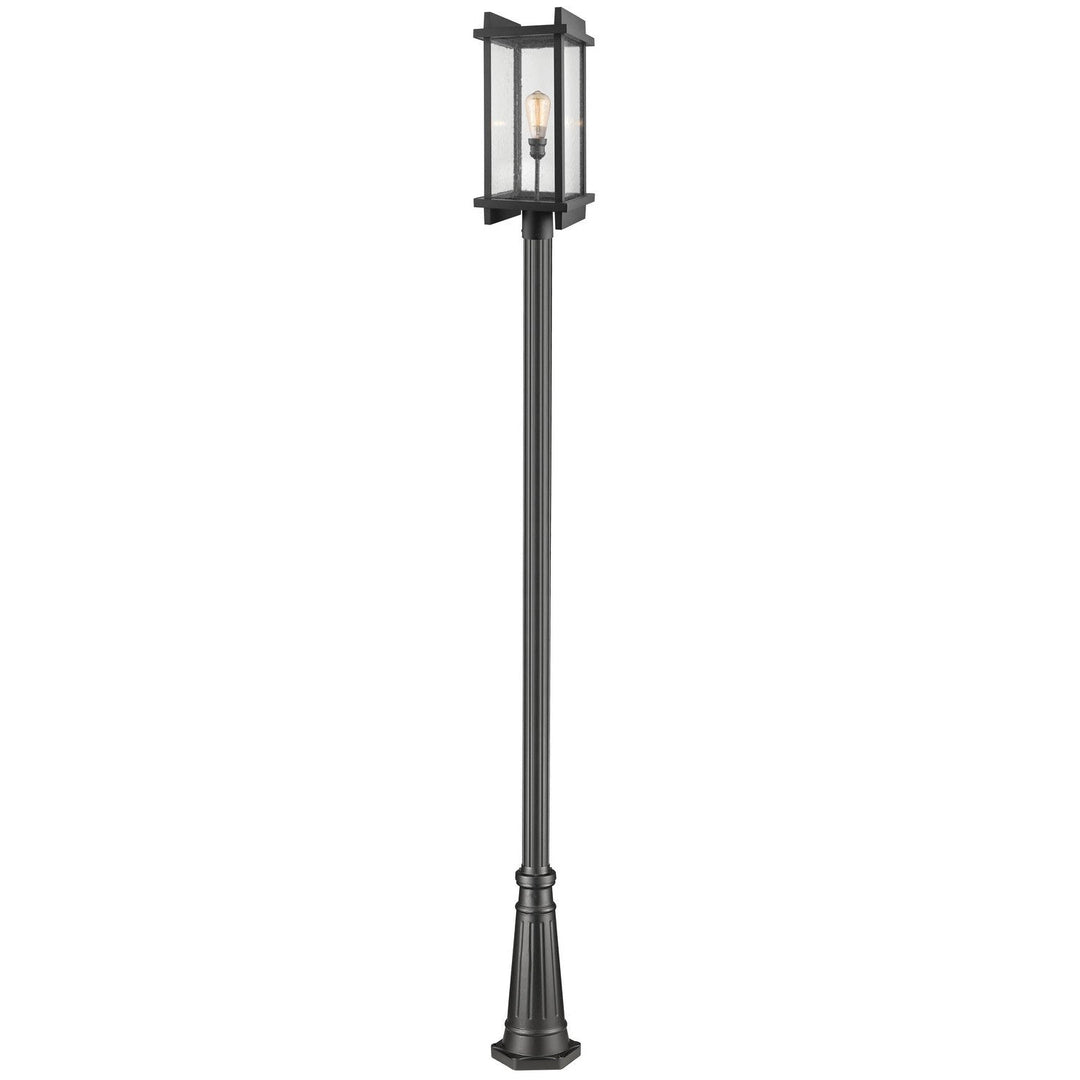 Z-Lite Lighting 565PHBR-519P-BK Modern Fallow Outdoor Black