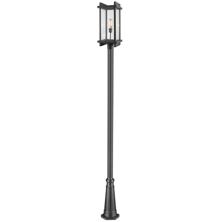 Z-Lite Lighting 565PHBR-519P-BK Modern Fallow Outdoor Black