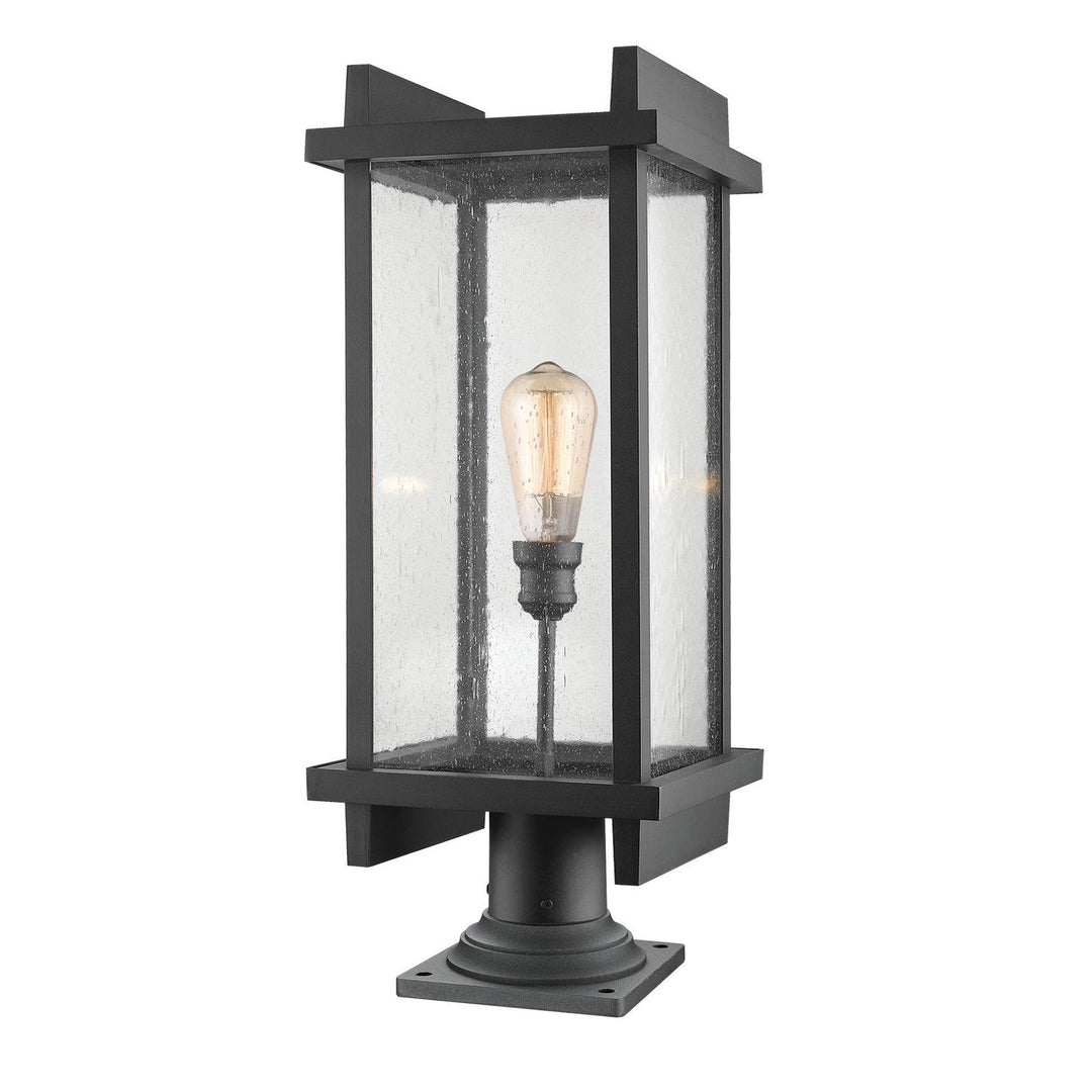 Z-Lite Lighting 565PHBR-533PM-BK Modern Fallow Outdoor Black