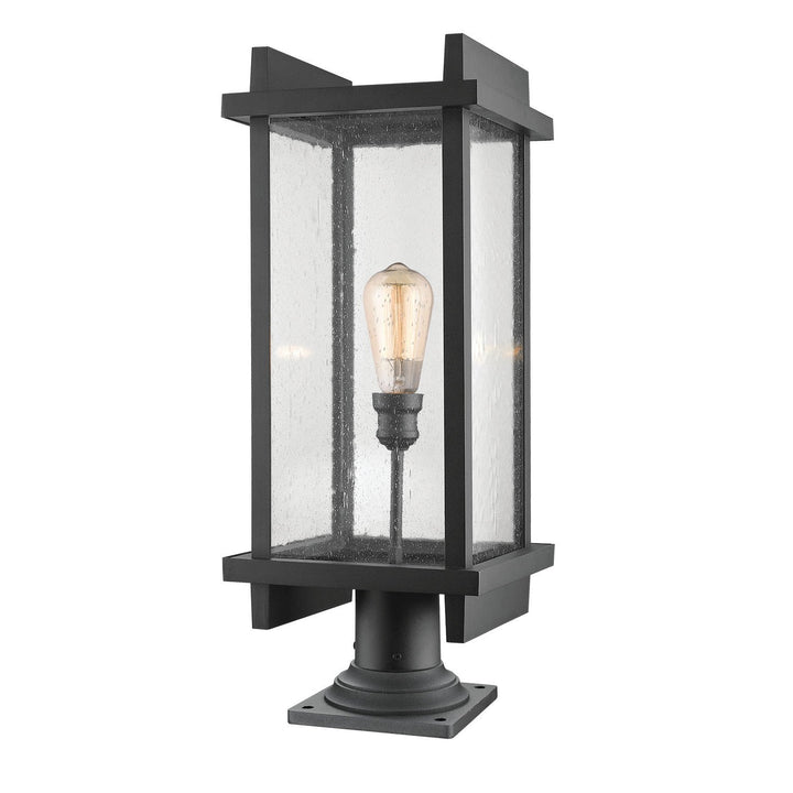 Z-Lite Lighting 565PHBR-533PM-BK Modern Fallow Outdoor Black
