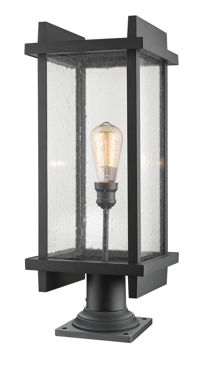 Z-Lite Lighting 565PHBR-533PM-BK Modern Fallow Outdoor Black