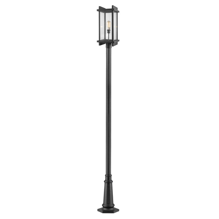 Z-Lite Lighting 565PHBR-557P-BK Modern Fallow Outdoor Black