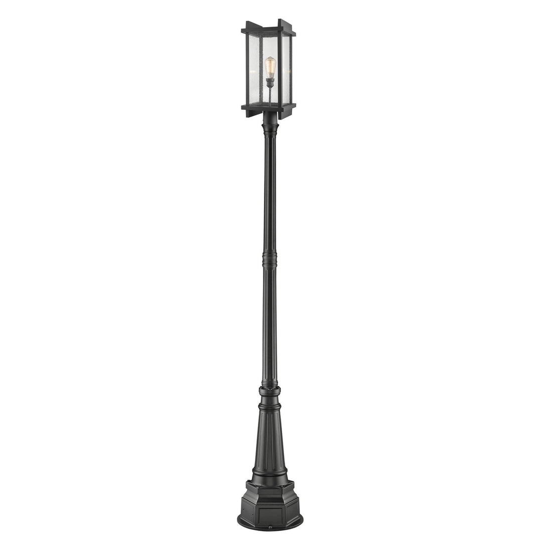 Z-Lite Lighting 565PHBR-564P-BK Modern Fallow Outdoor Black