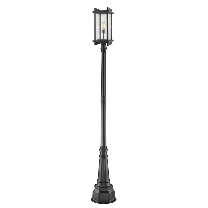Z-Lite Lighting 565PHBR-564P-BK Modern Fallow Outdoor Black