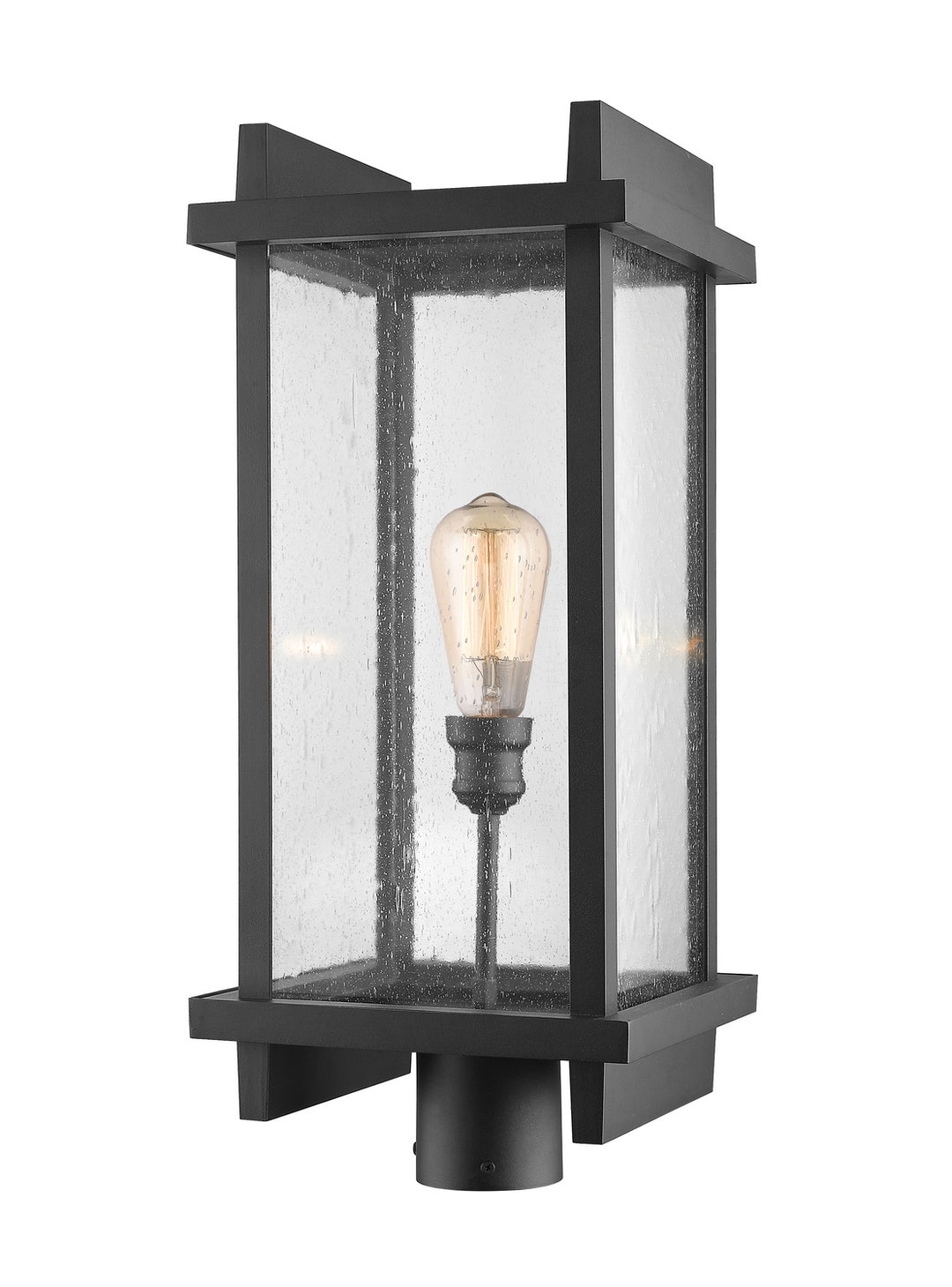 Z-Lite Lighting 565PHBR-BK Modern Fallow Outdoor Black
