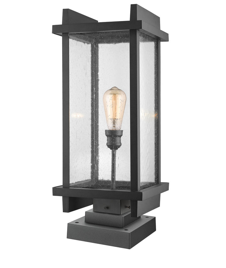 Z-Lite Lighting 565PHBS-SQPM-BK Modern Fallow Outdoor Black