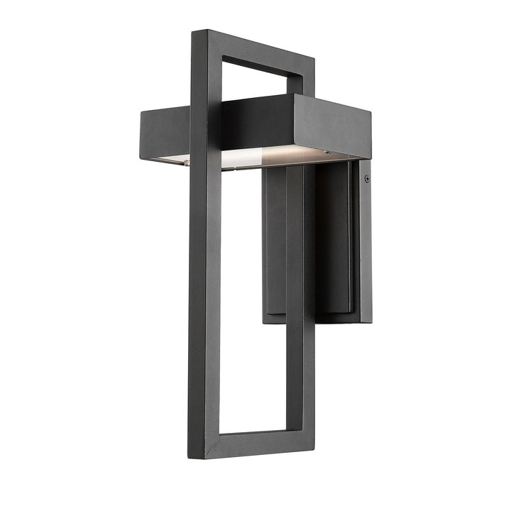 Z-Lite Lighting 566M-BK-LED Modern Luttrel Outdoor Black