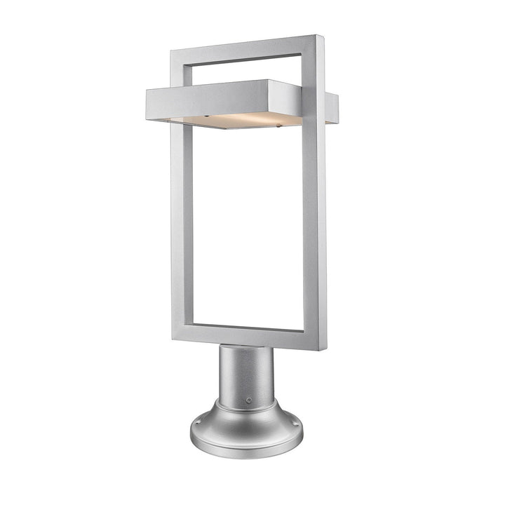 Z-Lite Lighting 566PHBR-553PM-SL-LED Modern Luttrel Outdoor Silver