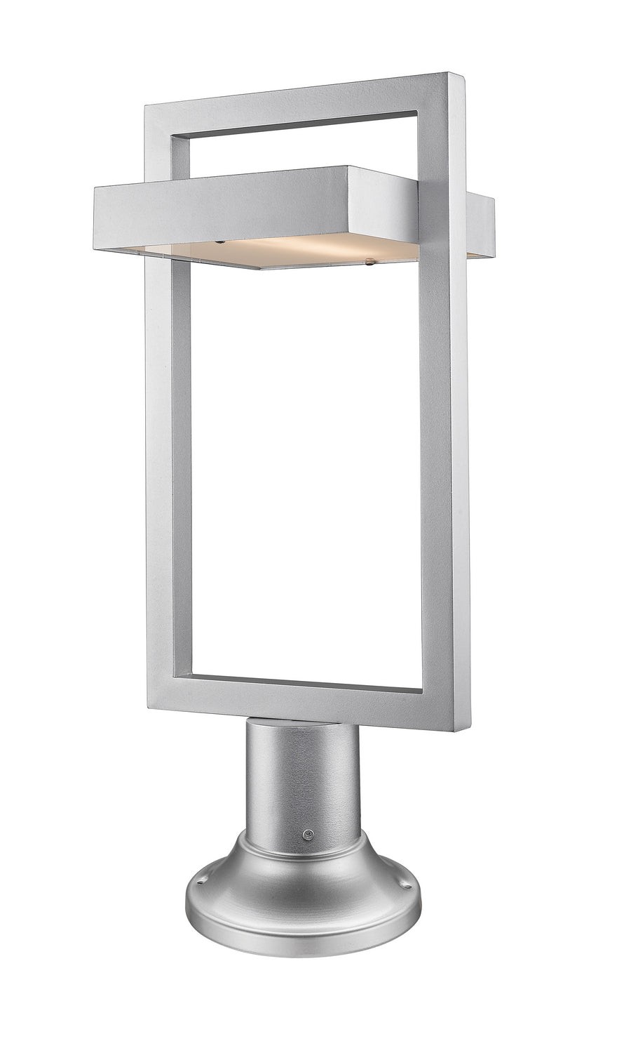 Z-Lite Lighting 566PHBR-553PM-SL-LED Modern Luttrel Outdoor Silver