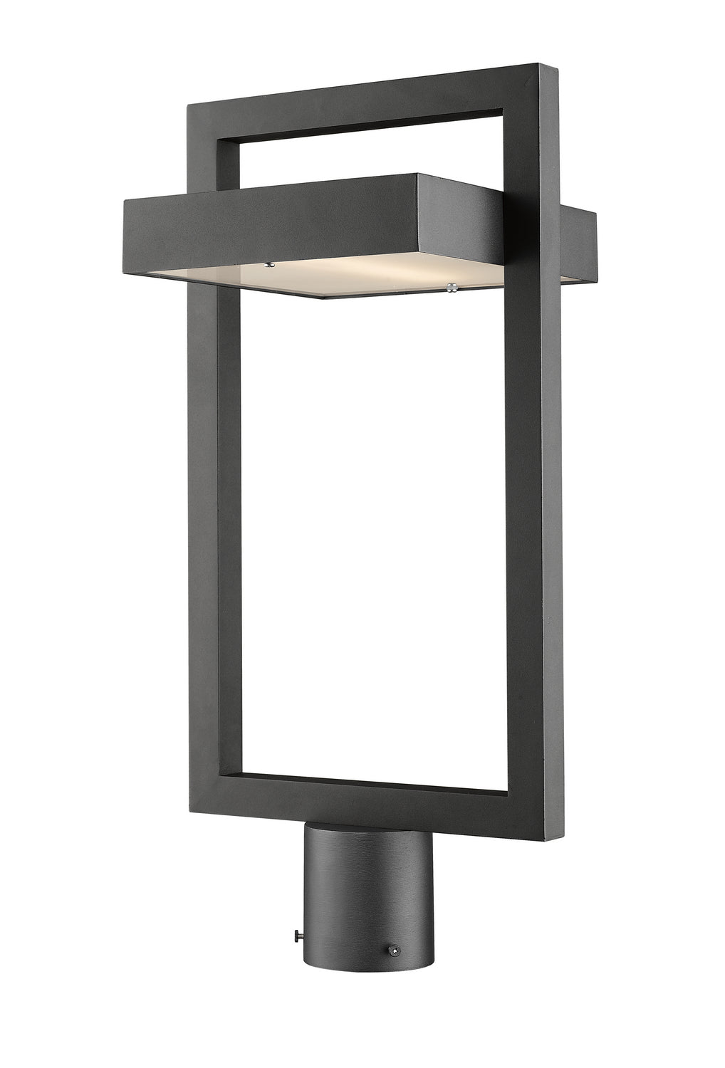 Z-Lite Lighting 566PHBR-BK-LED Modern Luttrel Outdoor Black