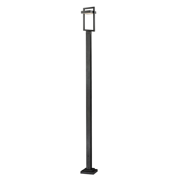 Z-Lite Lighting 566PHBS-536P-BK-LED Modern Luttrel Outdoor Black