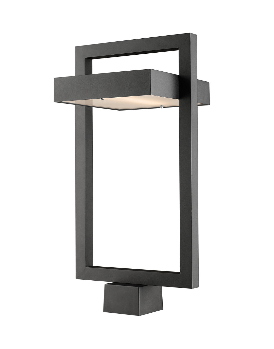 Z-Lite Lighting 566PHBS-BK-LED Modern Luttrel Outdoor Black