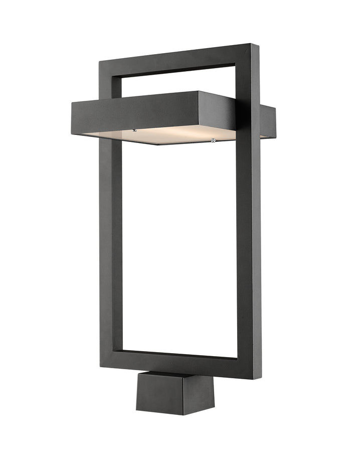 Z-Lite Lighting 566PHBS-BK-LED Modern Luttrel Outdoor Black