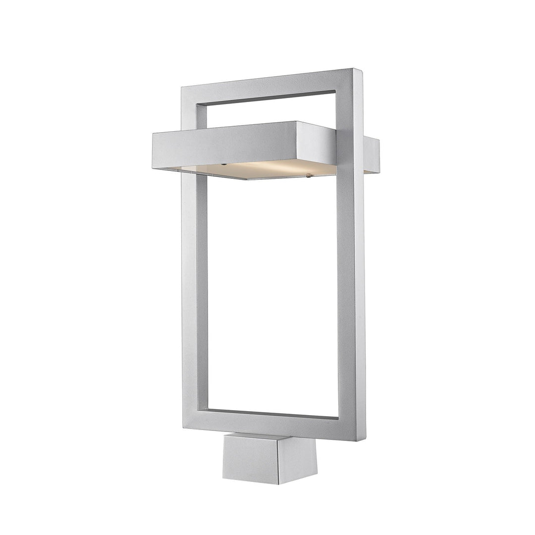 Z-Lite Lighting 566PHBS-SL-LED Modern Luttrel Outdoor Silver