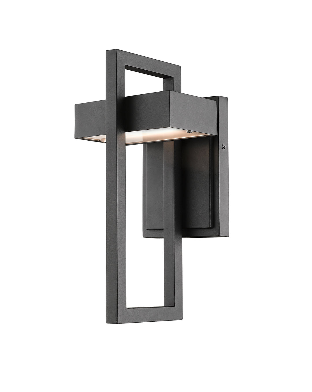 Z-Lite Lighting 566S-BK-LED Modern Luttrel Outdoor Black