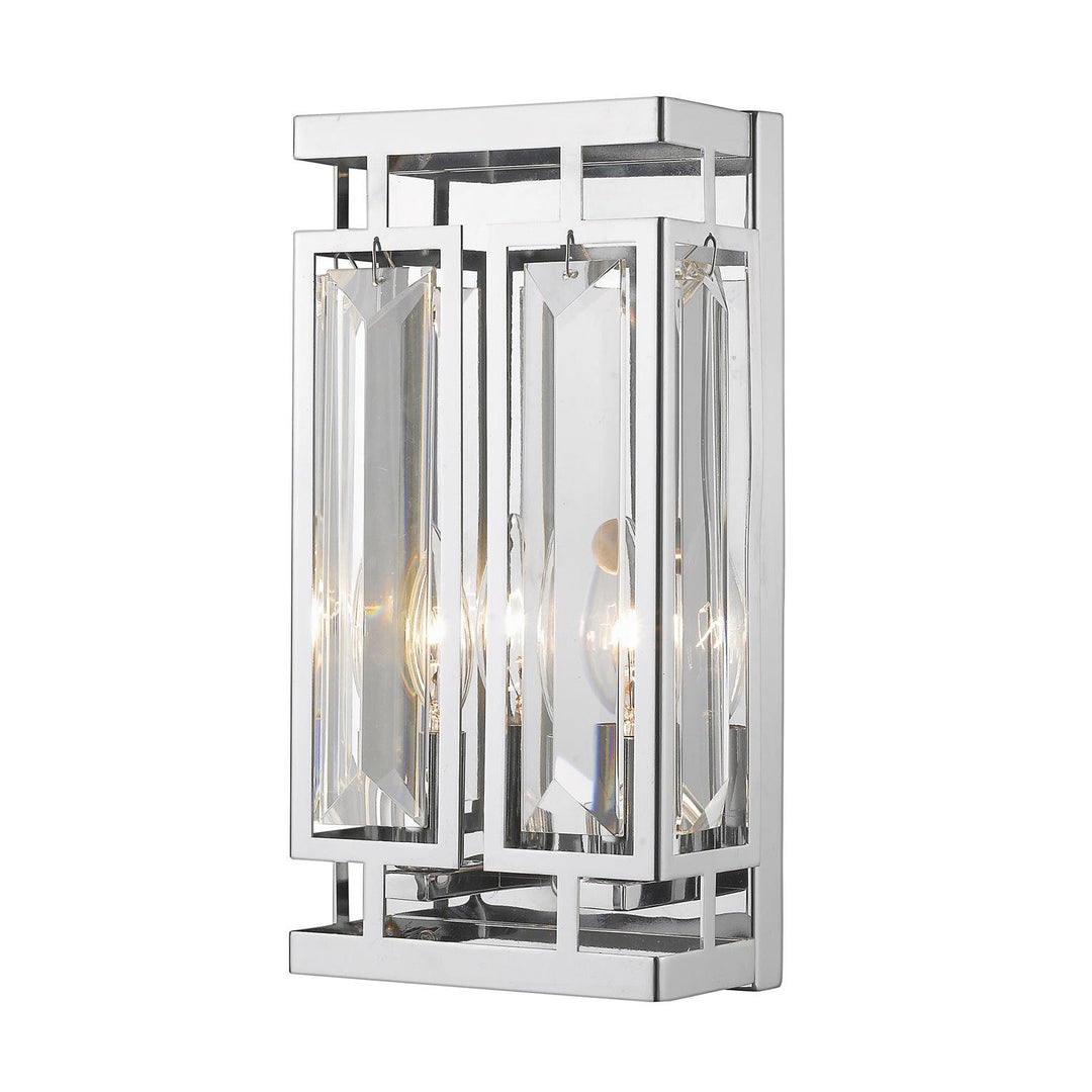 Z-Lite Mersesse 6006-2S-CH Wall Sconce Light - Chrome