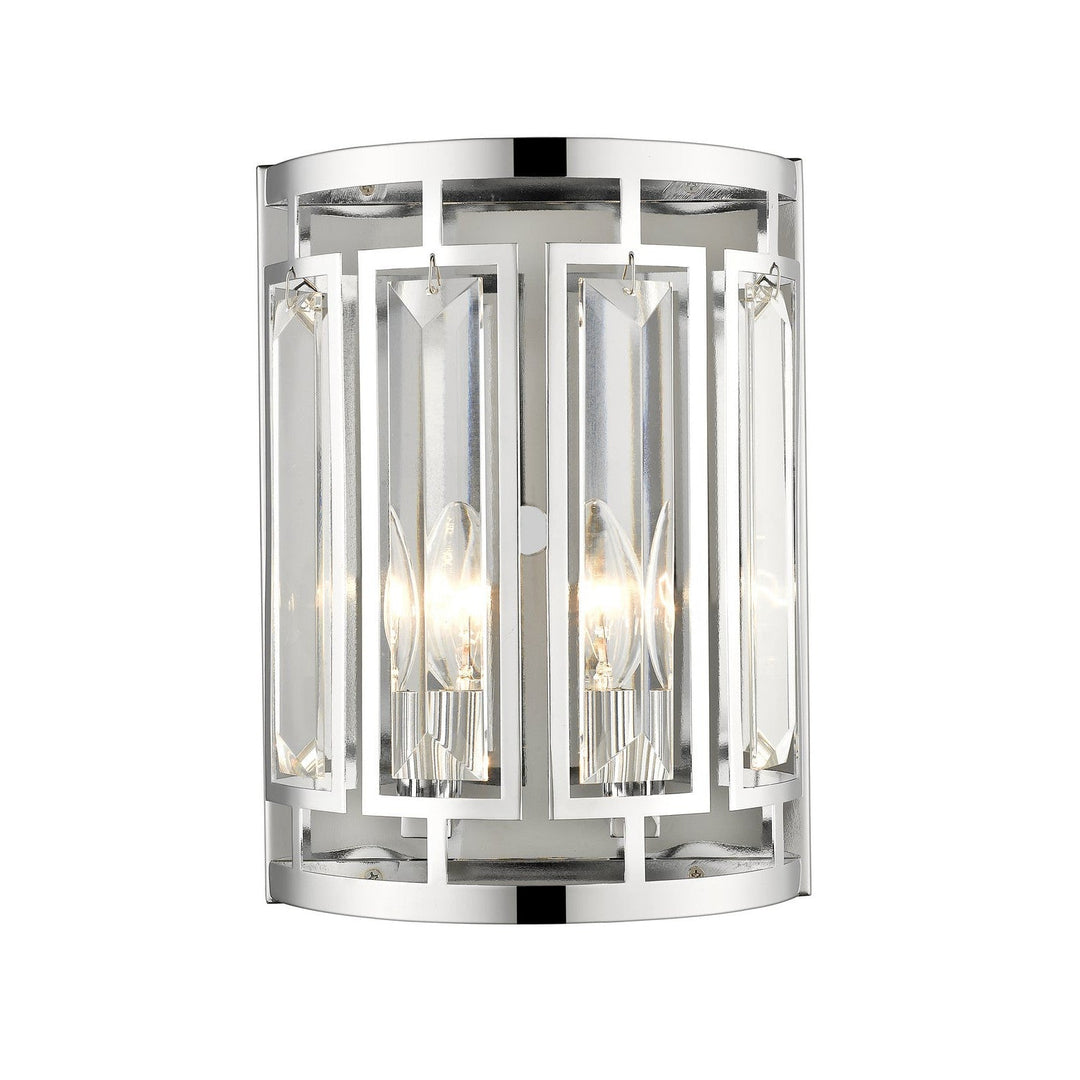 Z-Lite Mersesse 6007-2S-CH Wall Sconce Light - Chrome