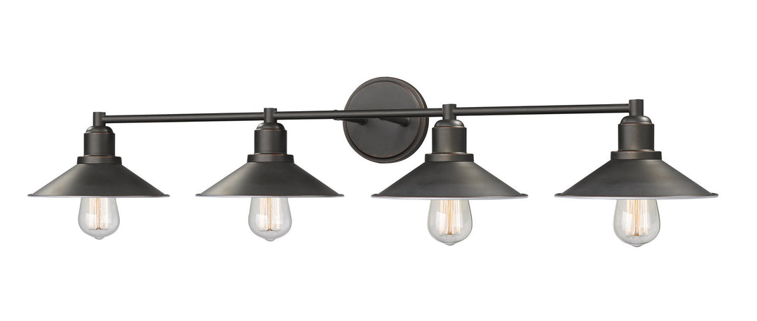 Z-Lite Casa 613-4V-OB Bath Vanity Light 37 in. wide - Olde Bronze
