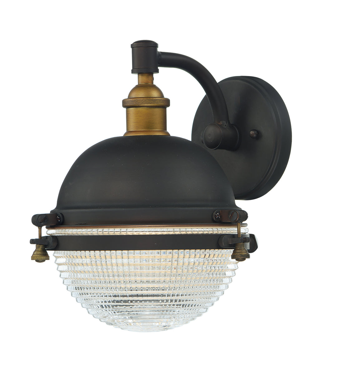 Maxim Lighting 10182OIAB  Portside Outdoor Oil Rubbed Bronze / Antique Brass