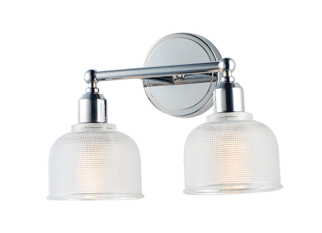 Maxim Hollow 11322CLPC Bath Vanity Light 14 in. wide - Polished Chrome