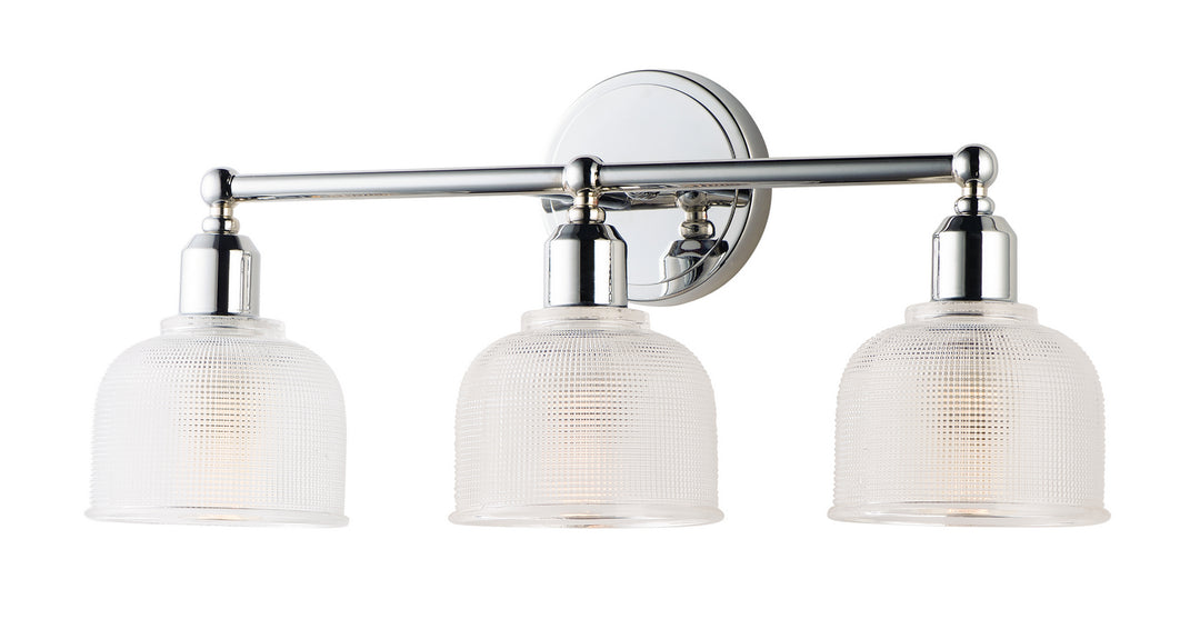 Maxim Hollow 11323CLPC Bath Vanity Light 23 in. wide - Polished Chrome
