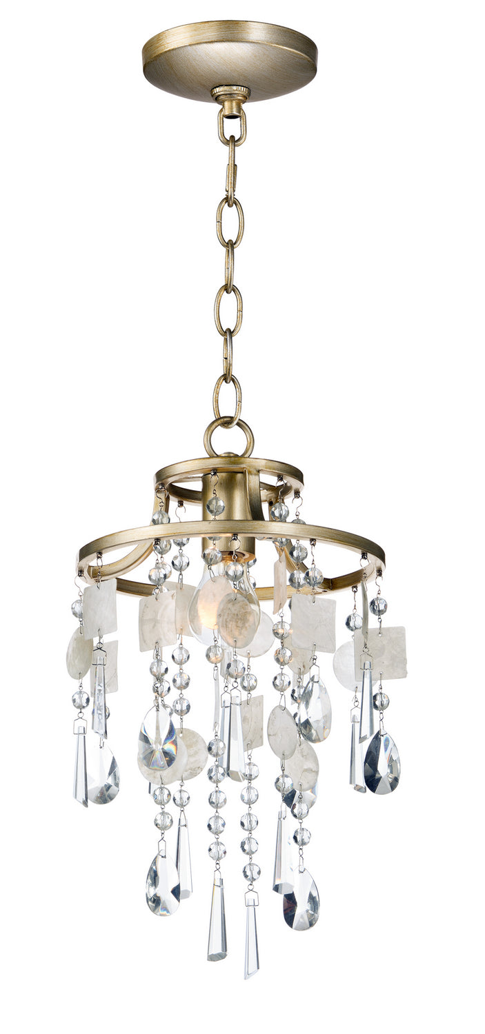 Maxim Cebu 14422CZGS Pendant Light - Capiz / Gold Silver