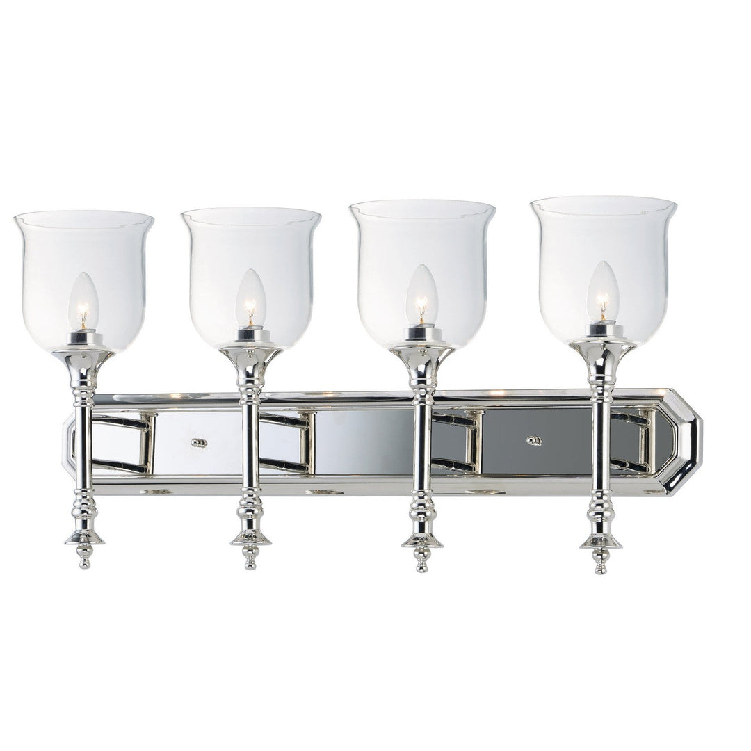 Maxim Centennial 20476CLPN Bath Vanity Light 30 in. wide - Polished Nickel