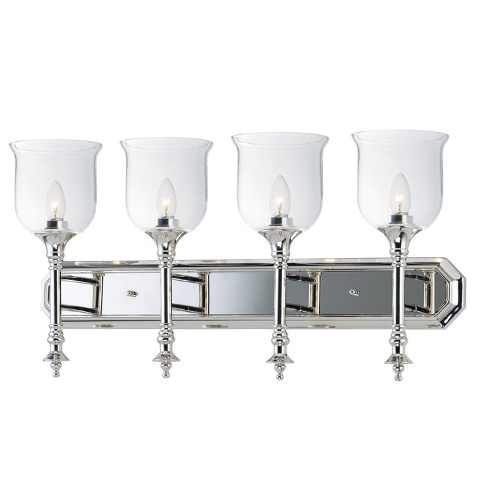 Maxim Centennial 20476CLPN Bath Vanity Light 30 in. wide - Polished Nickel