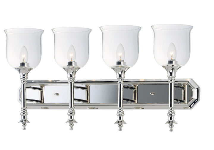 Maxim Centennial 20476CLPN Bath Vanity Light 30 in. wide - Polished Nickel