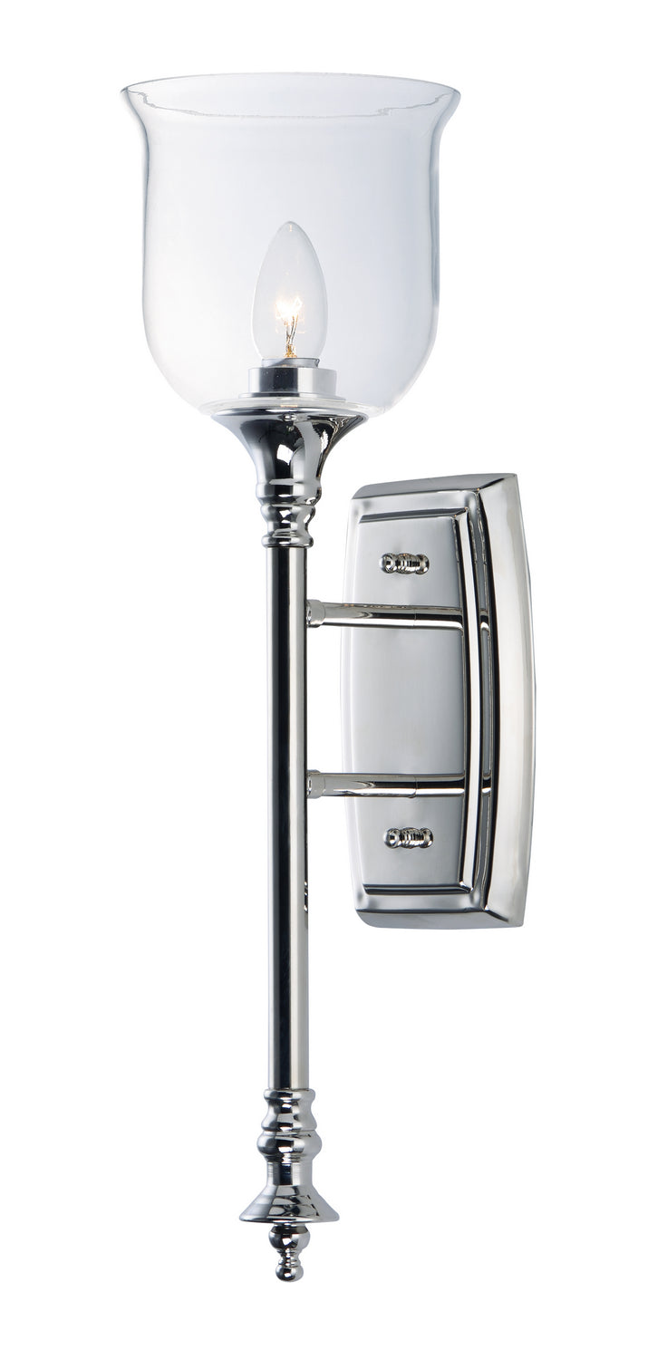 Maxim Centennial 20479CLPN Wall Sconce Light - Polished Nickel