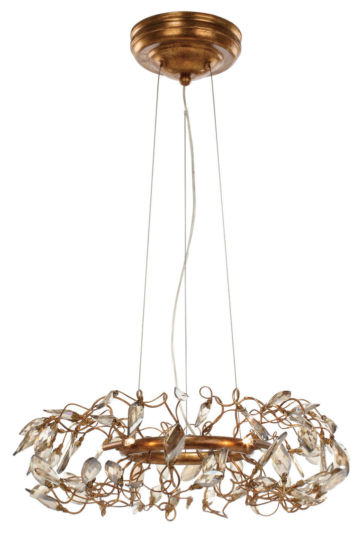 Maxim Crystal Garden 30444CGGL Pendant Light - Gold Leaf