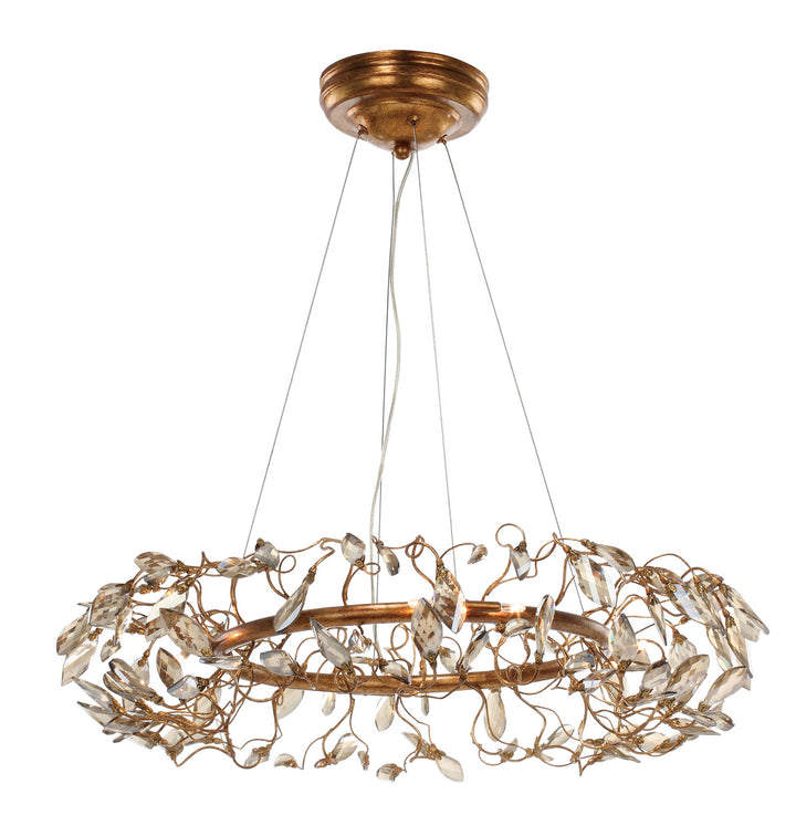 Maxim Crystal Garden 30445CGGL Pendant Light - Gold Leaf