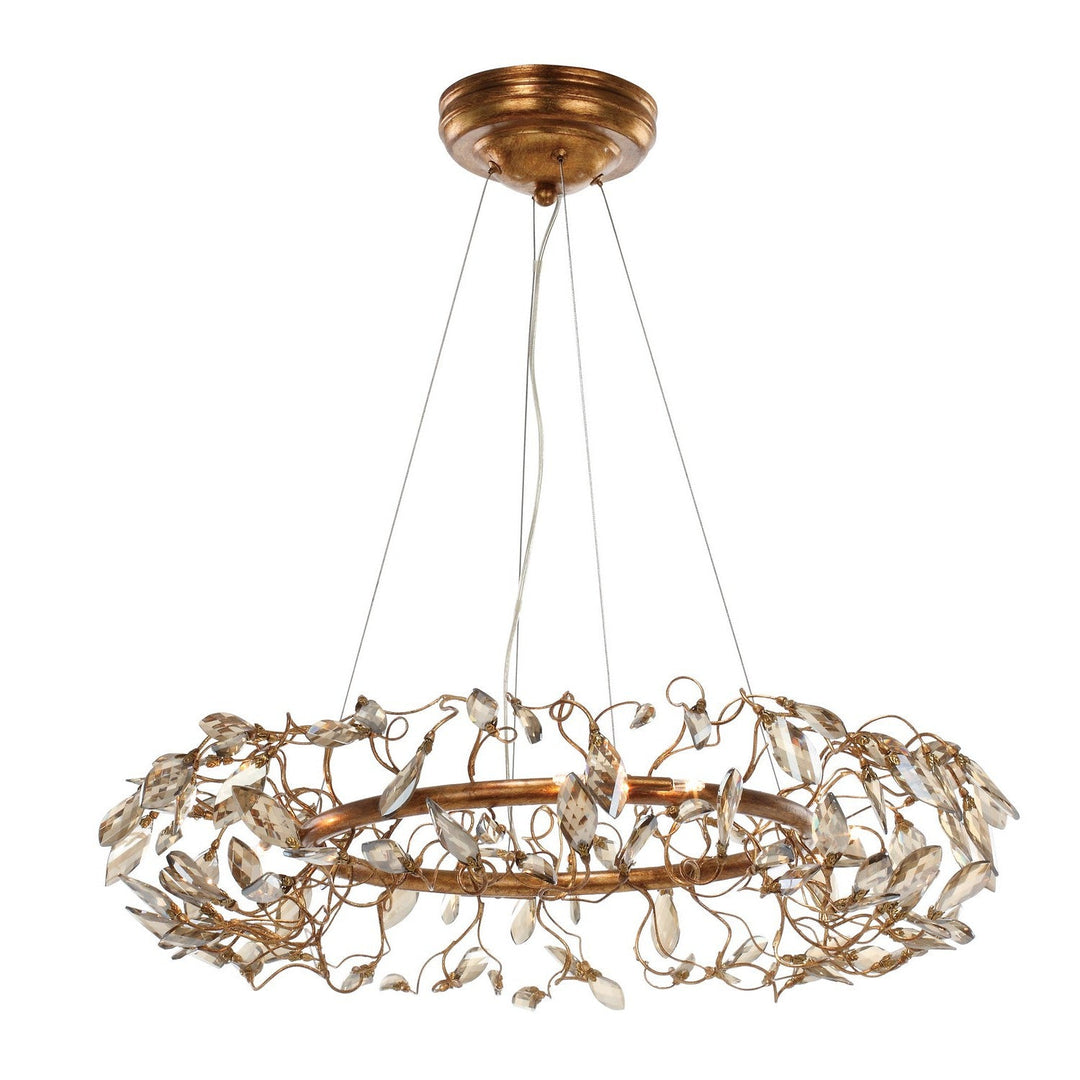 Maxim Crystal Garden 30445CGGL Pendant Light - Gold Leaf