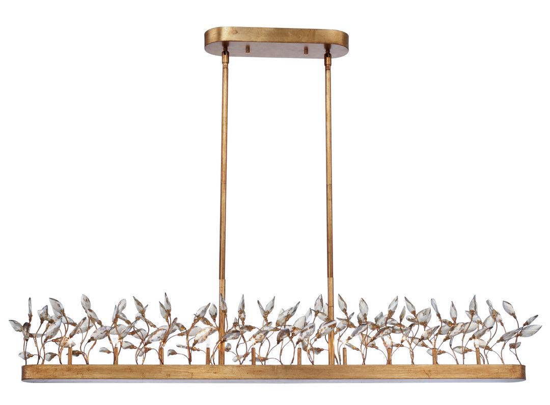 Maxim Crystal Garden 30446CGGL Pendant Light - Gold Leaf