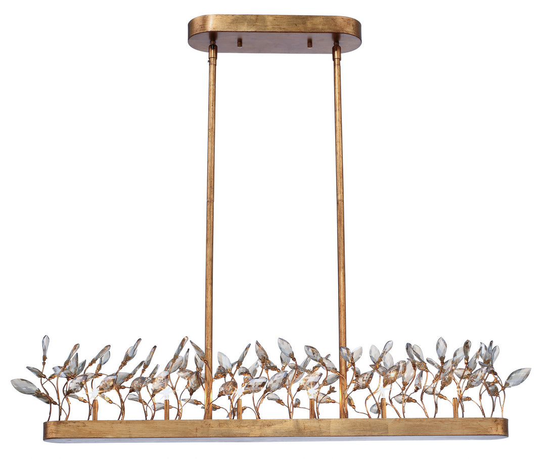 Maxim Crystal Garden 30447CGGL Pendant Light - Gold Leaf