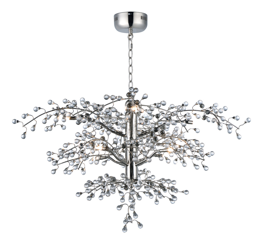 Maxim Cluster 38504CLPN Chandelier Light - Polished Nickel
