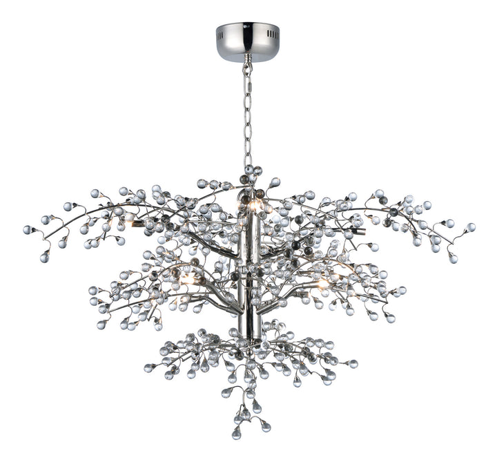 Maxim Cluster 38504CLPN Chandelier Light - Polished Nickel