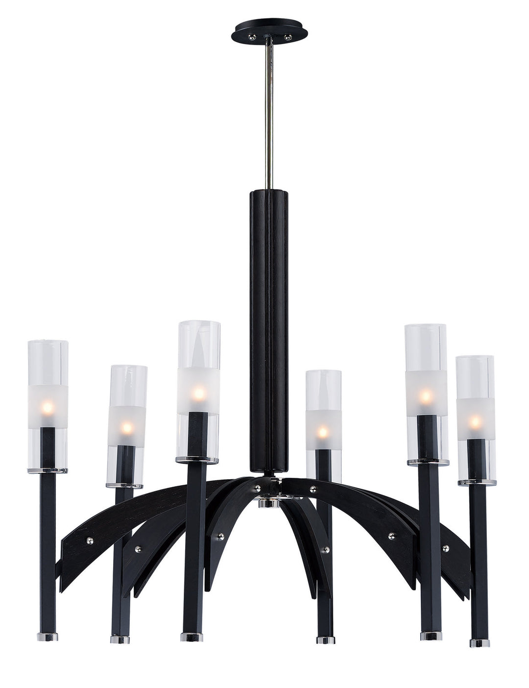 Maxim Merge 39516CLBKWE Chandelier Light - Black / Wenge