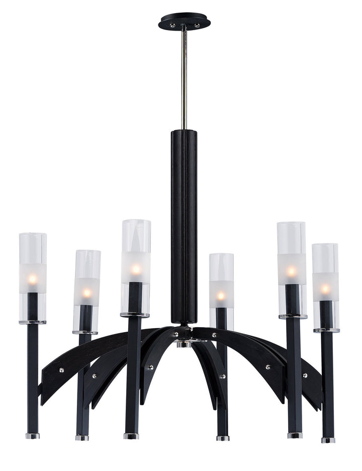 Maxim Merge 39516CLBKWE Chandelier Light - Black / Wenge