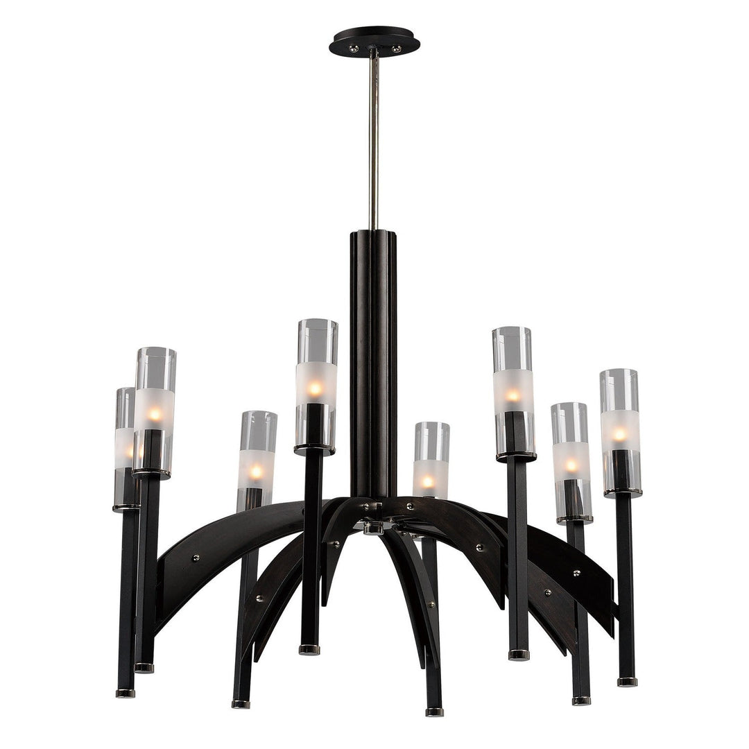 Maxim Merge 39518CLBKWE Chandelier Light - Black / Wenge