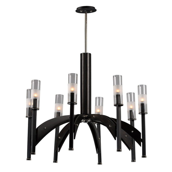 Maxim Merge 39518CLBKWE Chandelier Light - Black / Wenge