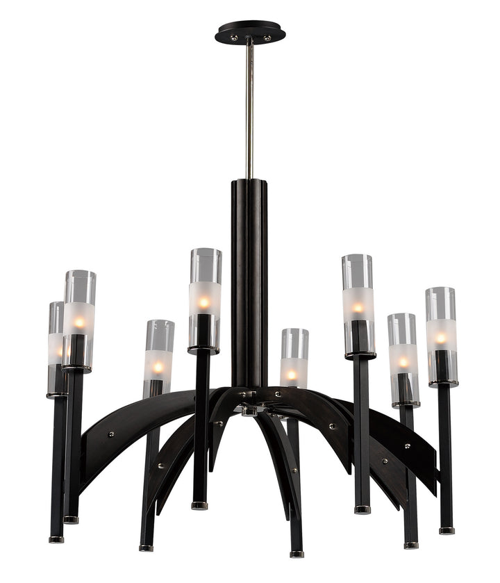 Maxim Merge 39518CLBKWE Chandelier Light - Black / Wenge