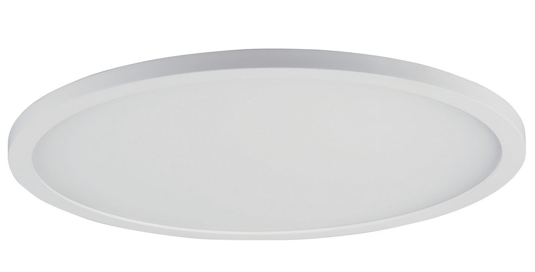 Maxim Lighting 57736WTWT Wafer Led Flush Mount Outdoor White