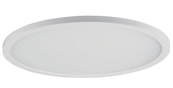 Maxim Lighting 57736WTWT Wafer Led Flush Mount Outdoor White