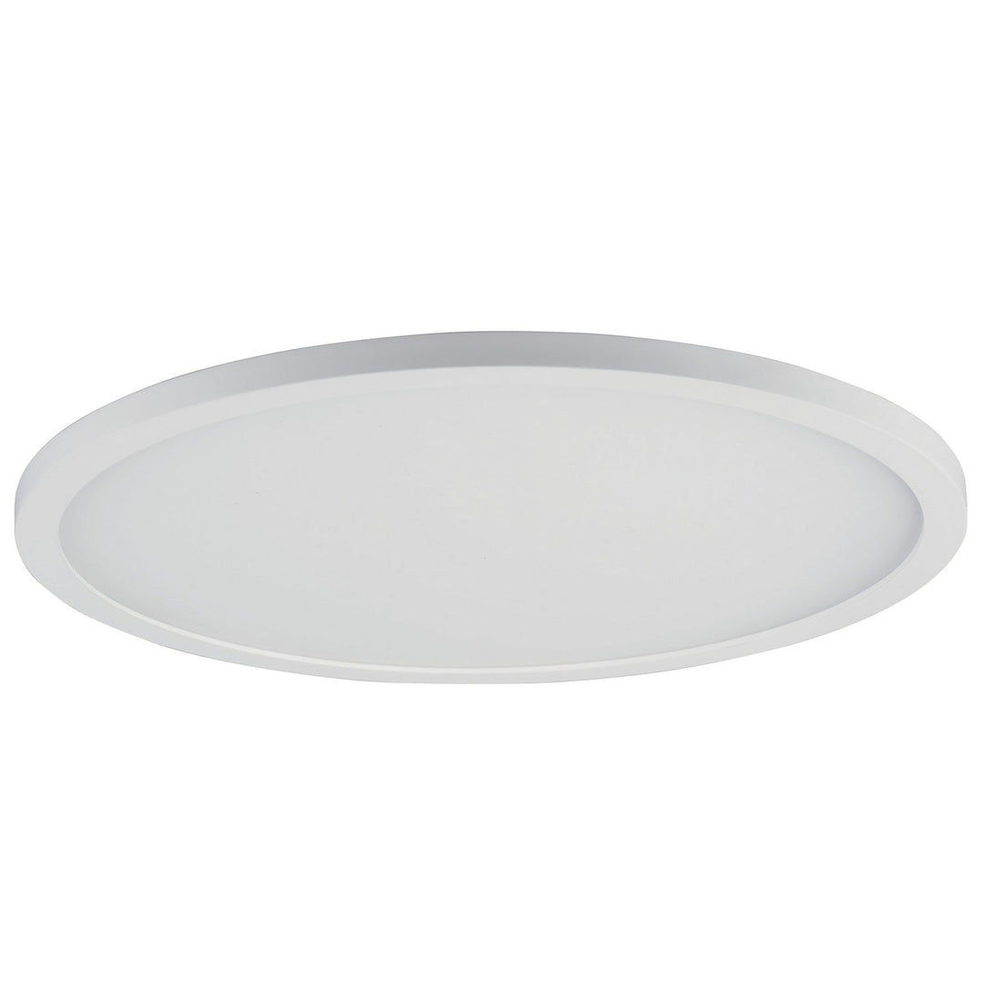 Maxim Lighting 57736WTWT Wafer Led Flush Mount Outdoor White