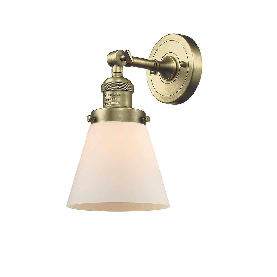 Innovations Franklin Restoration 203-AB-G61 Wall Sconce Light - Antique Brass