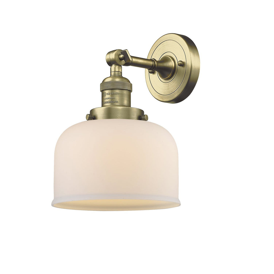 Innovations Franklin Restoration 203-AB-G71 Wall Sconce Light - Antique Brass