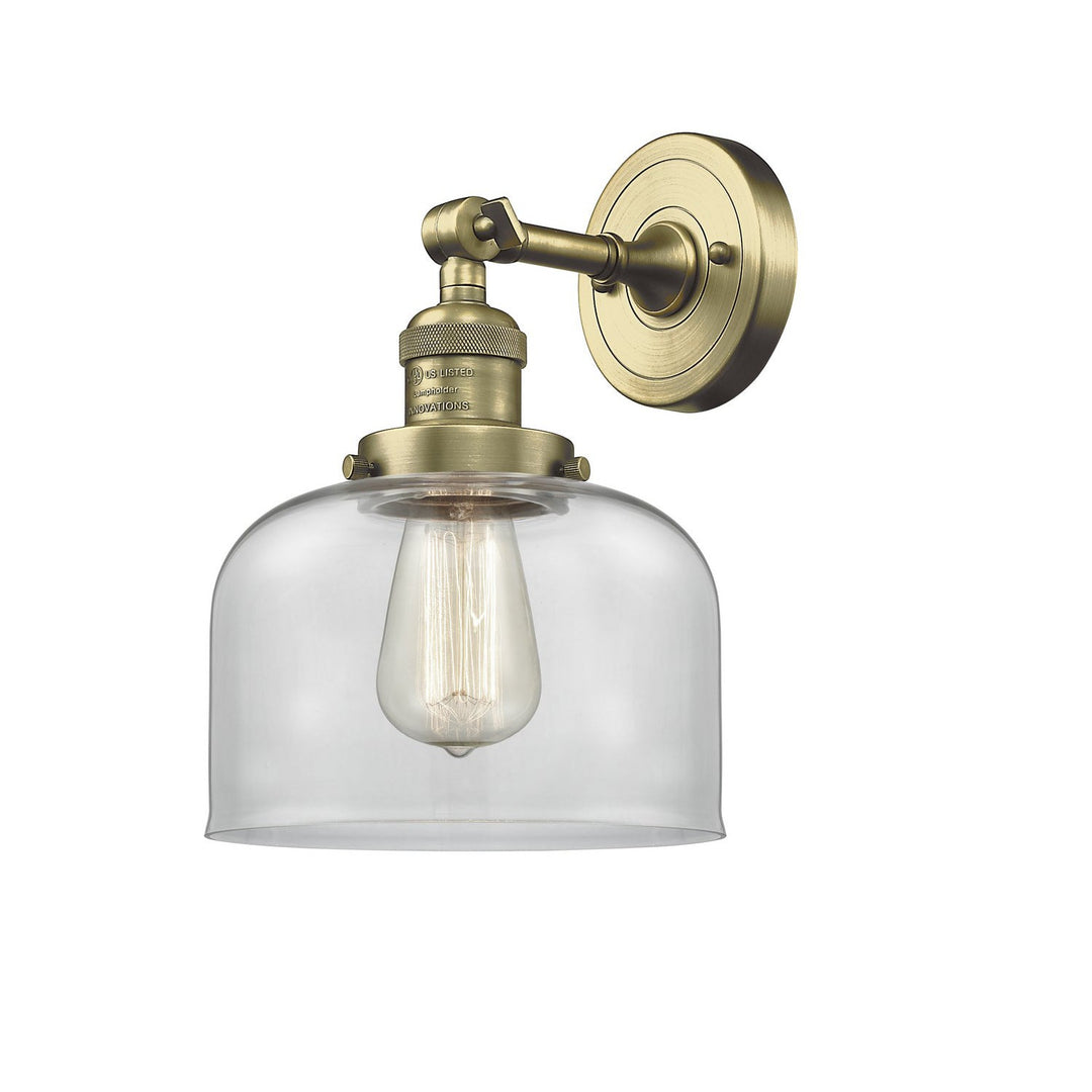 Innovations Franklin Restoration 203-AB-G72 Wall Sconce Light - Antique Brass