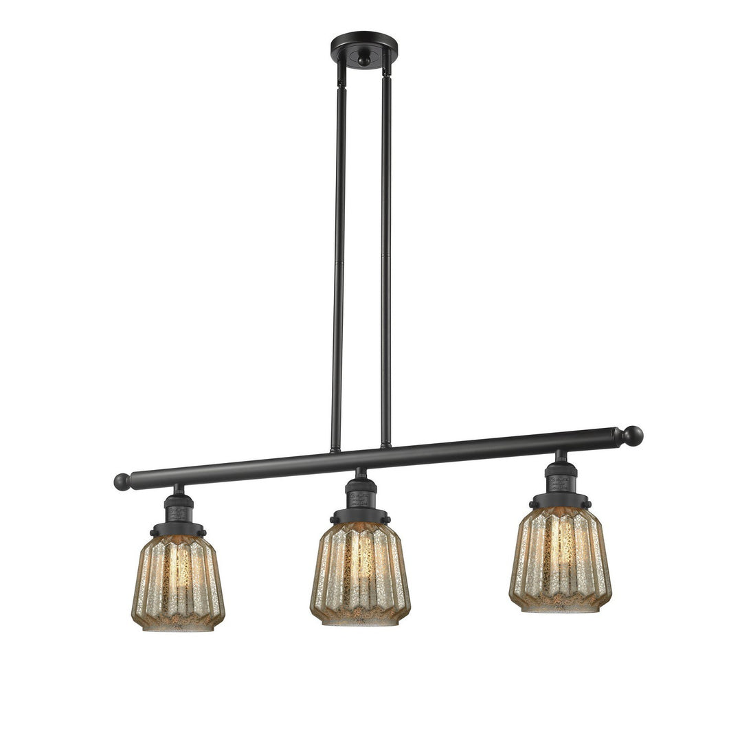 Innovations Franklin Restoration 213-BK-G146 Pendant Light - Matte Black